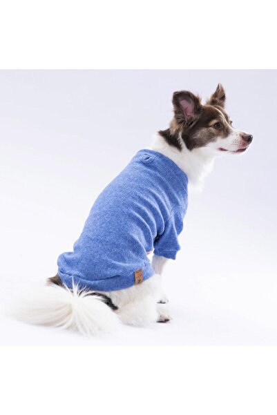 Pawstar Blue Merino Cat Dog Sweat - Cat Dog Outfit