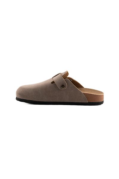 Roy Jones Women's Orthopedic Soft Sole Slippers Closed Front Stainless Buckle Non-Slip Sabo Home Outdoor Slippers