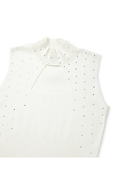 İpekyol Hotfix Printed Knitwear Cut-Out