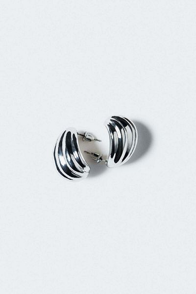 H&M Fluted hoop earrings