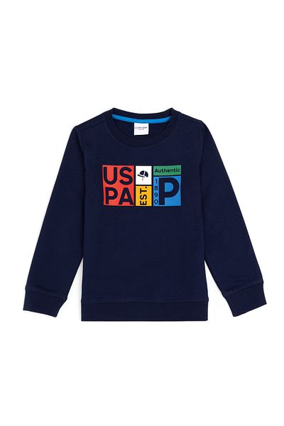 U.S. Polo Assn. Boy's Crew Neck Sweatshirt