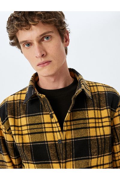 Koton Long Sleeve Plaid Lumberjack Shirt