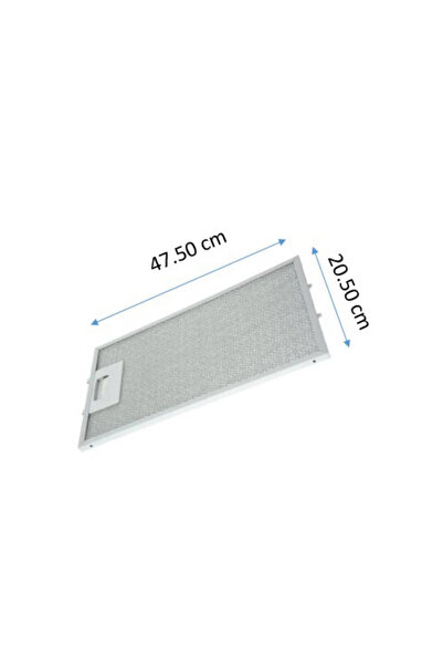 Makodesign Universal Aspiratör & Davlumbaz  Metal Yağ Filtresi 47.50 X 20.50 Cm