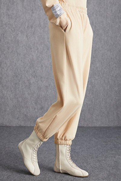 GRIMELANGE Γυναικεία κρεμ φούτερ από οργανικό βαμβάκι BRIONNA