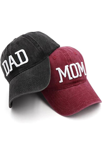 ŞapkaMania Мама и татко 2 в 1 двойна шапка, която може да се пере