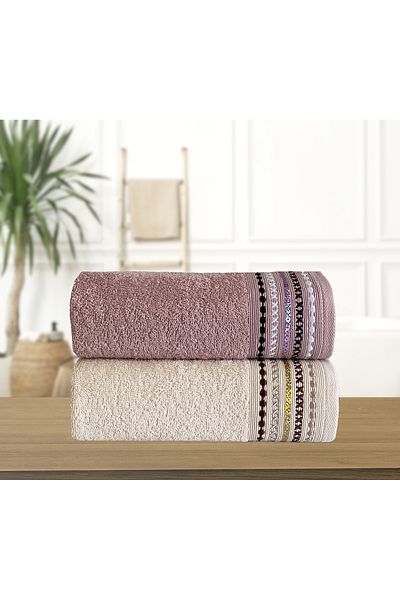 Lucy and Home 100% ΒΑΜΒΑΚΙ ΚΕΝΤΗΤΟ, ΠΑΝΤΕΣ 2 ΠΕΤΣΕΤΩΝ ΣΕΤ 50x95cm