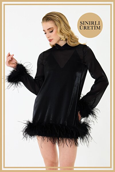 Carmen Limited Edition | BLAIR Siyah Mini Elbise