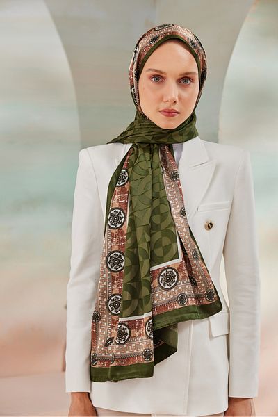 Cardion ŞAL DEVORE CIRCLE PATTERN