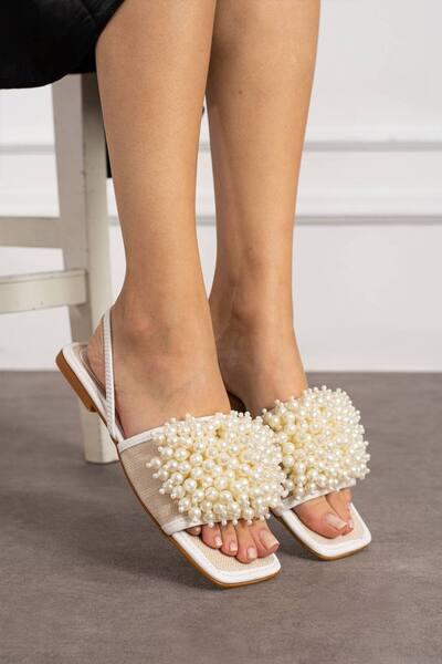 myshoes New Season Pearl Stone Slippers
