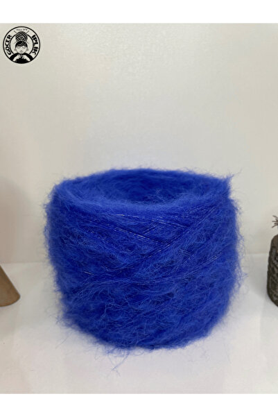 göçer Moher: albastru cobalt Kid Moher Yumaklar 100 Gr