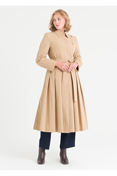 Armağan Pileli ve Kemerli Trençkot