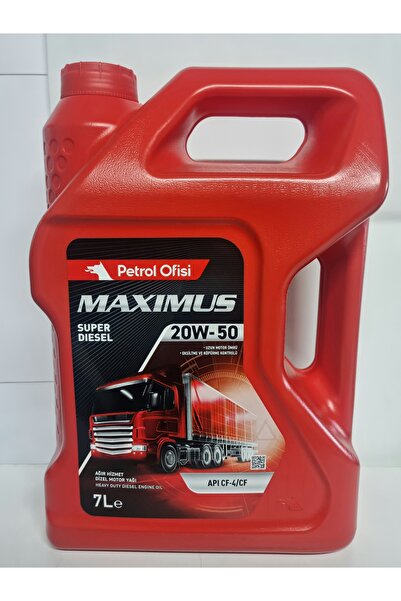 Petrol Ofisi Maxımus Diesel 20w50 7 Lt Motor Yağı