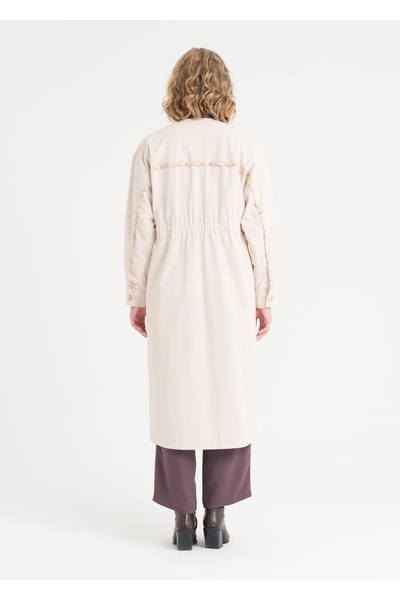 Armağan Taş Detaylı Trençkot