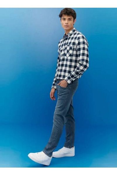 Lee Daren Regular Straight Fit Stretch-Jeans mit normaler Taille