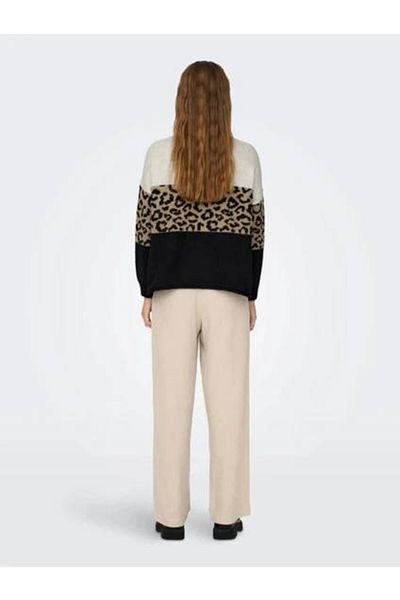 ONLY ONLJADE ANIMAL LS O-NECK NCA KNT