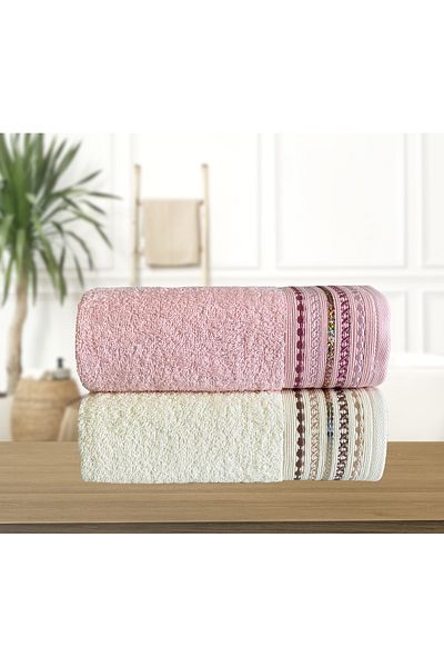 Lucy and Home 100% ΒΑΜΒΑΚΙ ΚΕΝΤΗΤΟ, ΠΑΝΤΕΣ 2 ΠΕΤΣΕΤΩΝ ΣΕΤ 50x95cm