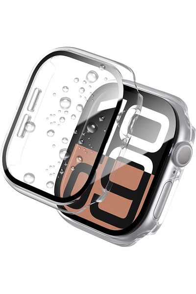 Quse حافظة حماية شفافة لساعة Apple Watch Series 10 مقاس 42 ملم - واقي شاشة