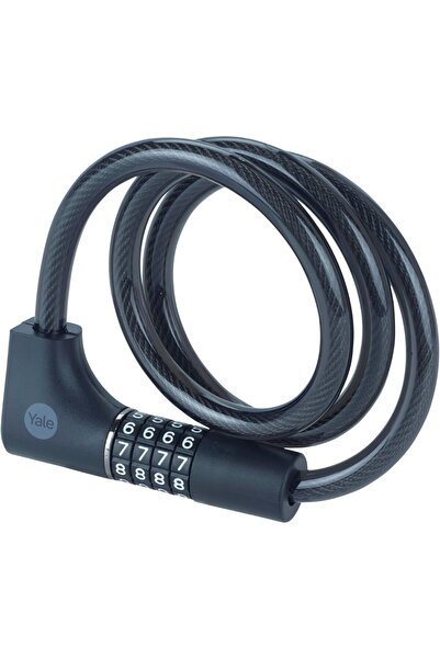Yale Essential Wired Bike Lock 1000mm with Combination and Key Ycc0121002