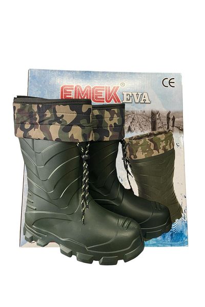 Emek Cizme Eva Thermal Hunter - culoare kaki, impermeabilă, talpă ușoară anti-alunecare, izolare caldă-rece