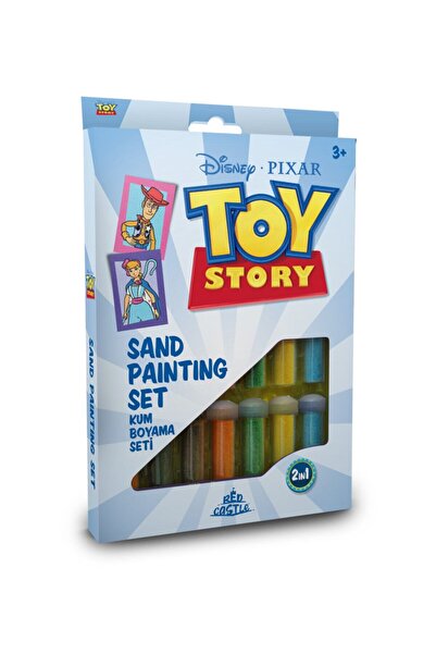 Red Castle مجموعة الرسم بالرمل ذات طابع ديزني توي ستوري | نشاط يدعم الإدراك اللوني والوعي البصري