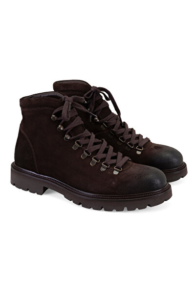 Desa Keid Kahve Erkek Süet Bağcıklı Bot