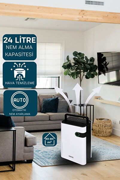 Kurutek Kt24-a Nem Alma Ve Hava Temizleme Cihazı