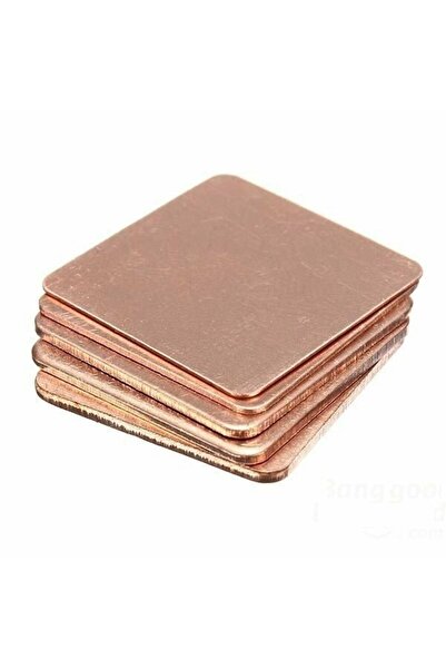 efiksbilisim TERMAL SOĞUTUCU BAKIR 2,0 MM 5 ADET 15X15 MM