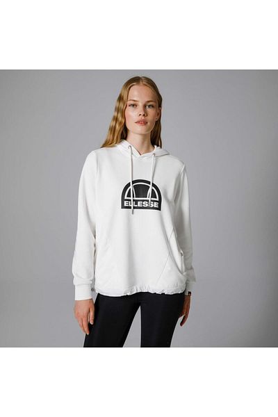 Ellesse Hanorac alb pentru femei cu glugă Ef201