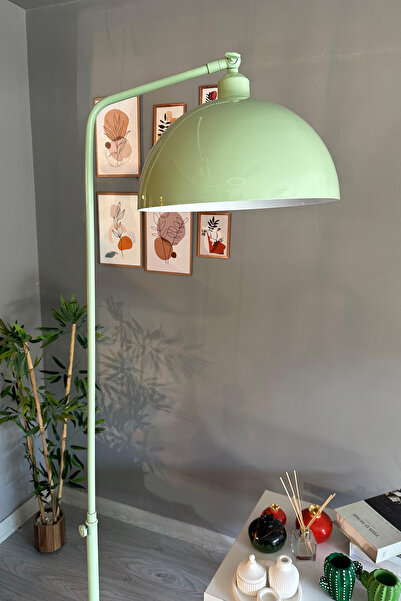 Bamyum Lambader Hareketli Başlık Modern Dekoratif Metal Oturma Odası Çalışma Odası Zemin Lambası