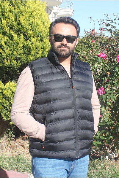 avese Oversized Inflatable Vest - Hooded