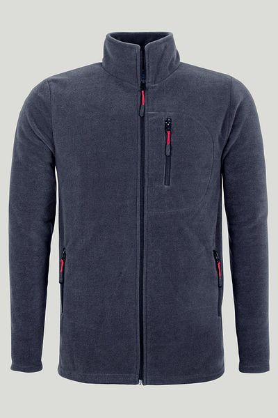 MAXIMILLIAN Anthracite Color Zippered 3 Pocket Polar 1209 - Anthracite