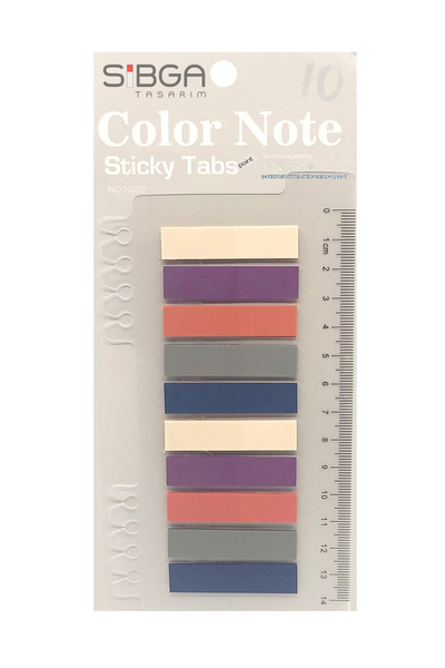 sibga tasarım Şeffaf Renkli Postit Post-it Post It. Kitap Ayracı Ayraç Postit...