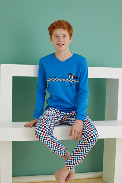 LARİCE KİDS Erkek Çocuk I?nterlok Pi?jama Takımı