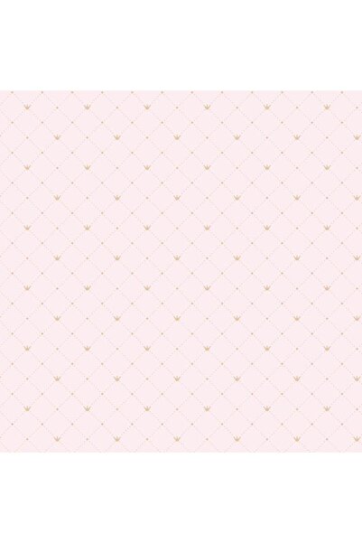 Adawall 8911 Serisi | Geometrik Mini Taç Detaylı Duvar Kağıdı / 10,6m2