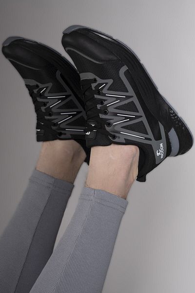 Riccon Černé Smoked Pánské Sneakers0012301