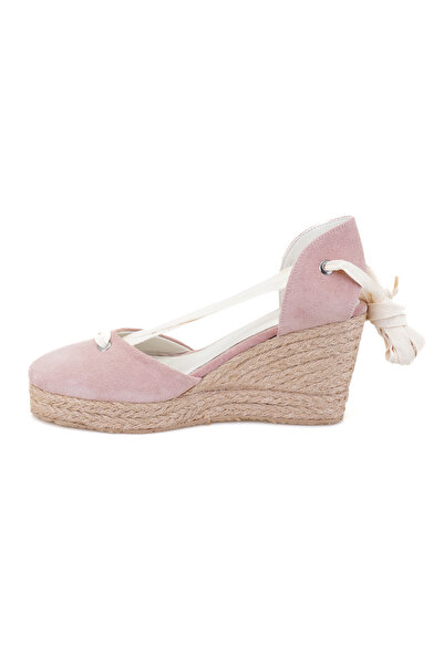 Desa Women's Powder Wedge Heel Suede Espadrille