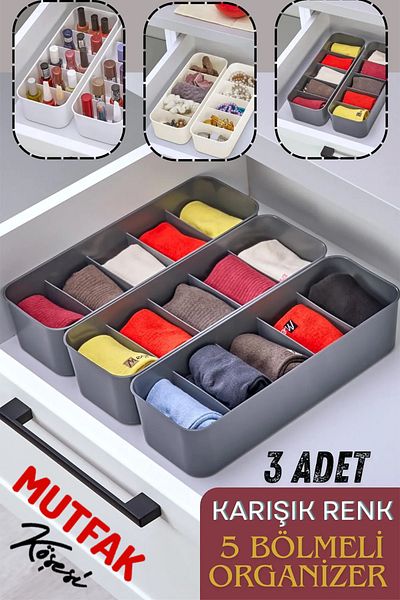 Mutfak Köşesi 3 منظم 5 أقسام - منظم