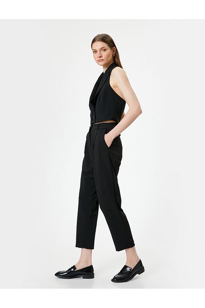 Koton Carrot Crepe Scuba Pants with Pockets