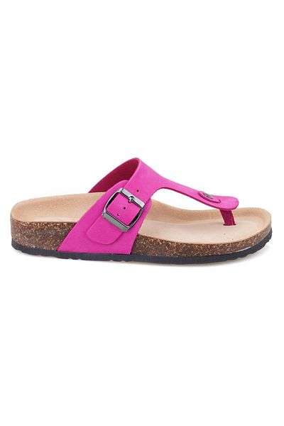 Desa Papuci de damă roz din piele nubuck