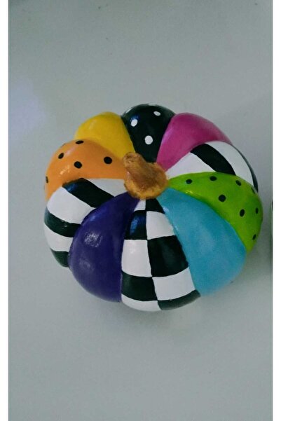 Yıldız İskandinav Süs kabak... cadılar Bayramı kabağı... Renkli kabak...