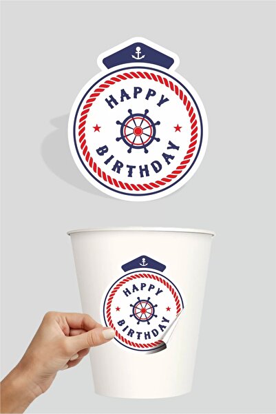 neşeli günlerim Sailor Themed Sticker 20pcs * Adhesive Paper