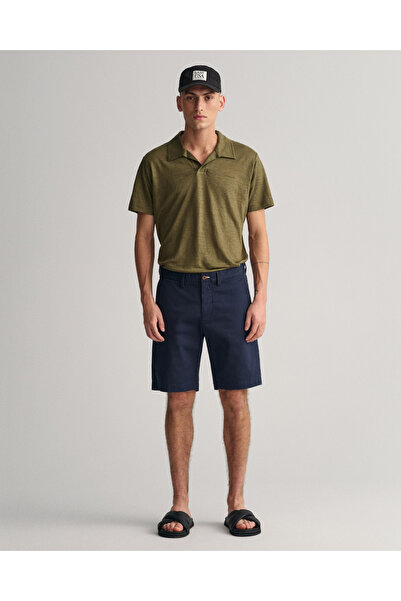 Gant Erkek Lacivert Slim Fit Şort