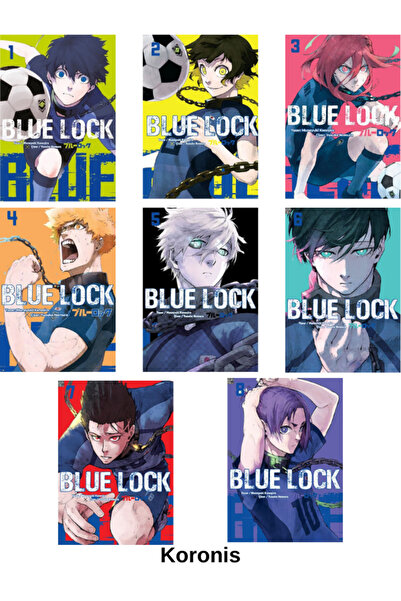 Komik Şeyler Blue Lock Cilt 1-2-3-4-5-6-7-8 Set (8Kitap)