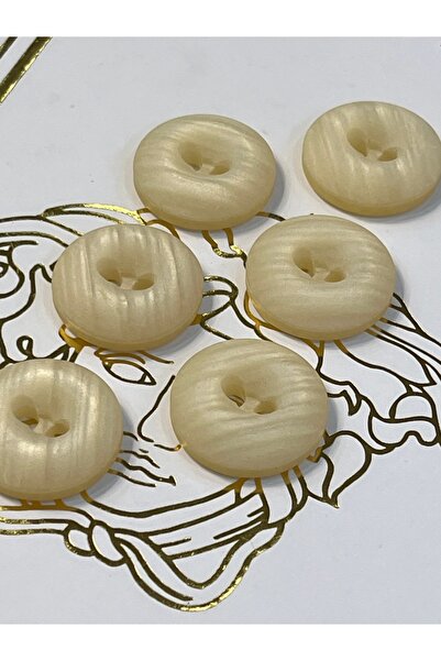 ODDA TASARIM ATÖLYESİ Set de nasturi pentru haine de culoare crem din 6 piese...