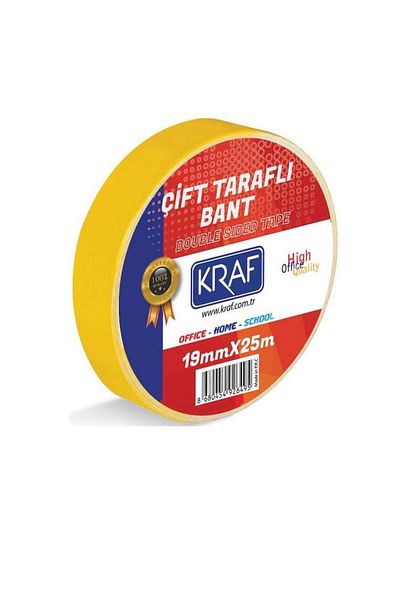 KRAF 5 Τεμάχια 19 Μm X 25 Μέτρα Ταινία Διπλής Όψης