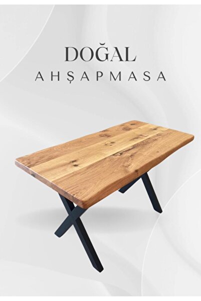 GökçesanSehpa Doğal Ahşap Masa Bohem Iskandinav