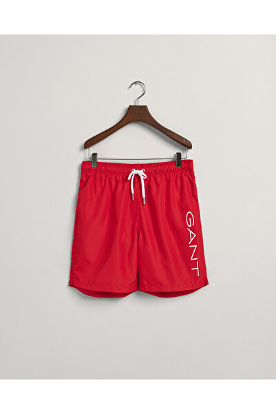 Gant Erkek Kırmızı Logolu Mayo Şort