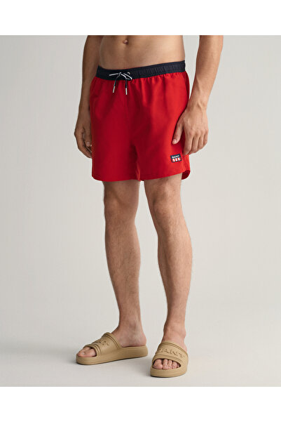 Gant Erkek Kırmızı Mayo Şort