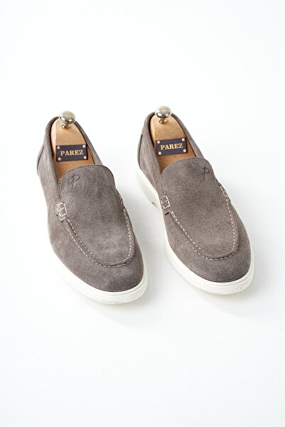 PAREZ Men's Premium Suede Ready Eva Cowhide Inner Lining Shoes