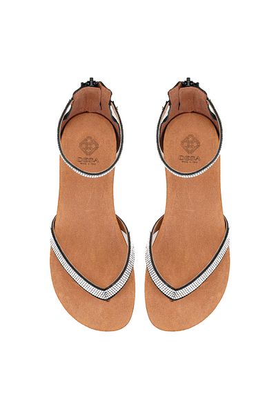 Desa Sandale Flip Flops de damă Black Stone